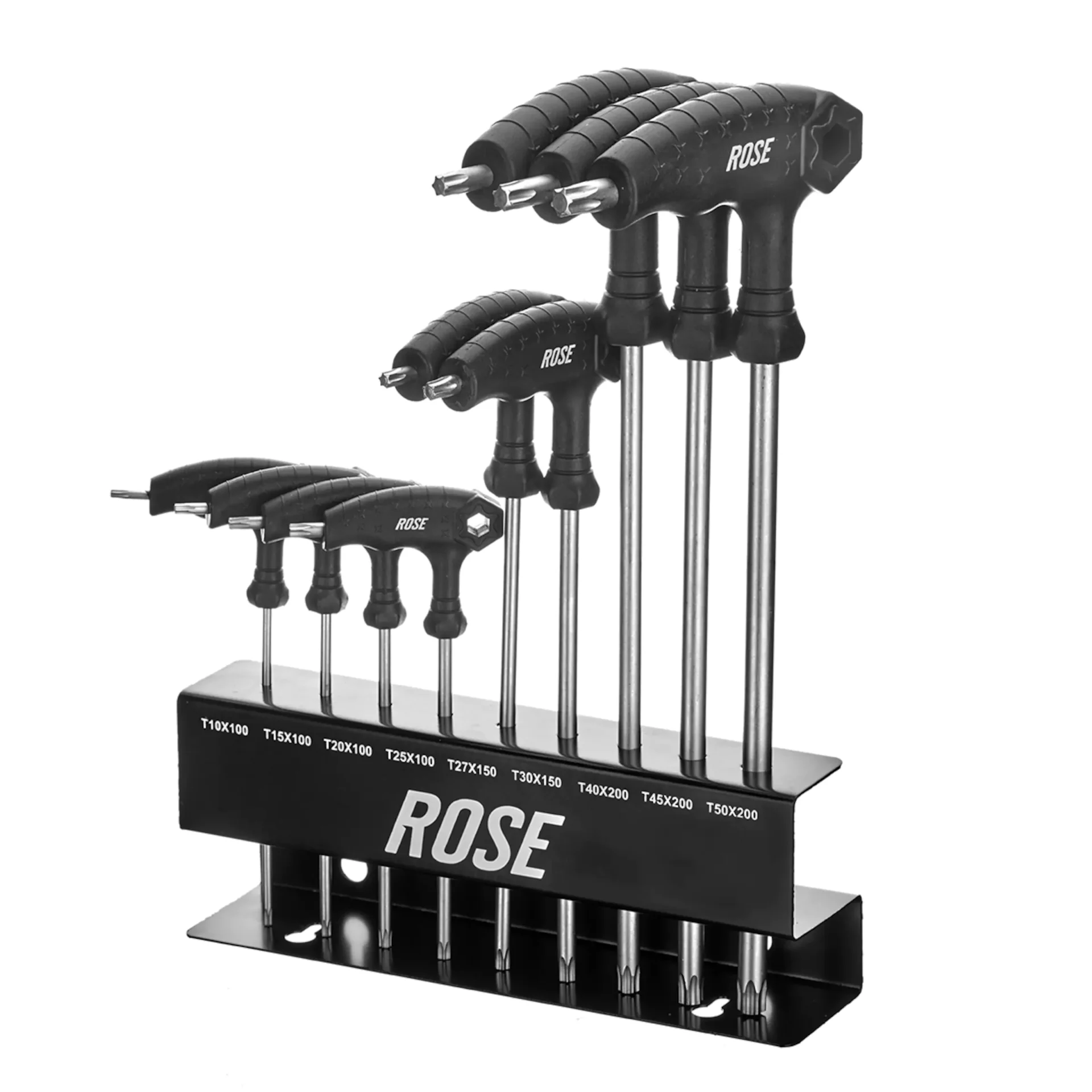 ROSE T-Schlüssel Set Innensechsrund im Halter