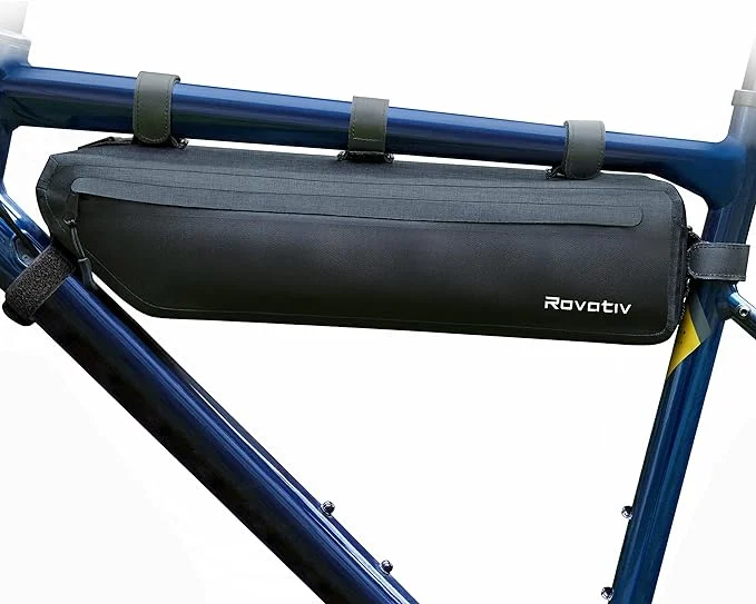 Rovativ® Rahmentasche Fahrrad Wasserdicht [3 Liter] Bikepacking Taschen [100% Wasserdicht] Rahmentasche Fahrrad groß für Dein Gravelbike